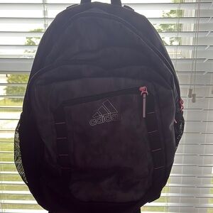 Adidas Black and Pink Backpack for Everyday Use
